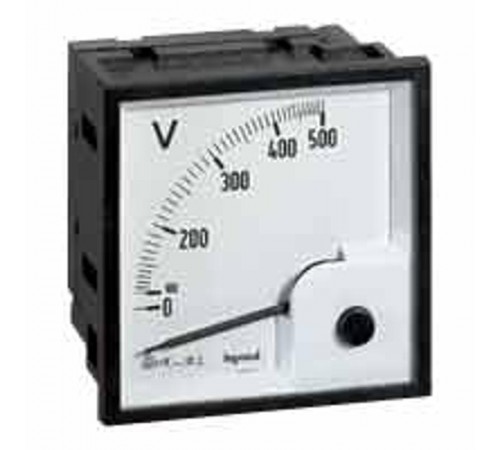 Измерительная шкала (1 круглая + 1 квадратная) для аналоговых амперметров - 0-50 A  014610  Legrand