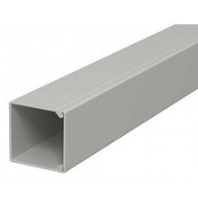 Мини-канал WDK с крышкой 25x25x2000 мм (высота борта 26 мм, крышка 25 мм) ПВХ серый RAL 7030  6026419  OBO Bettermann