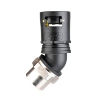 Фитинг AT54/M63/SF45J/BLY, 45°, РА66/никел.латунь/эласт., черный/желтый, резьба M63, d54, 2 шт. в пачке  7TCA296170R0792  ABB