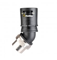 Фитинг AT54/M50/SF45/BLY, 45°, РА66/никел.латунь/эласт., черный/желтый, резьба M50, d54, 2 шт. в пачке  7TCA296170R0769  ABB