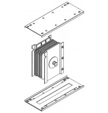 Блок соед. 1000А Al 3L+N+PER НК IP55 IEK  LB-1000A4-25-F-J  IEK