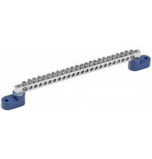 Шина N "ноль" на двух угловых изоляторах Ni ШНИ-6х9-24-У2-С  YNN10-24-C2-K07-N  IEK