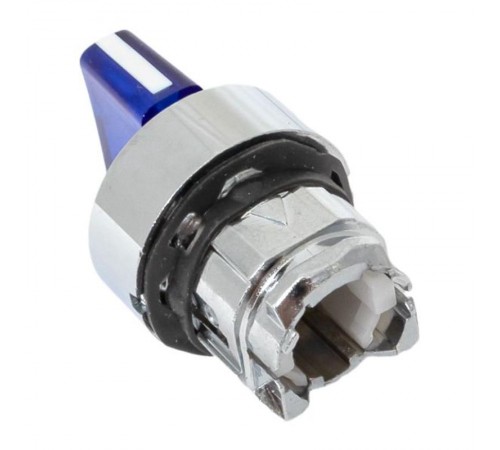 Исполнительный механизм переключателя ХB4 синий на 3 положения возвратный без фиксации, без подсветки с короткой ручкой EKF PROxima    XB4BD3L-B   E