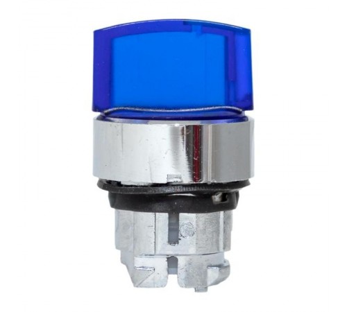 Исполнительный механизм переключателя ХB4 синий на 3 положения возвратный без фиксации, без подсветки с короткой ручкой EKF PROxima    XB4BD3L-B   E