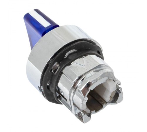 Исполнительный механизм переключателя ХB4 синий на 3 положения возвратный без фиксации, без подсветки с короткой ручкой EKF PROxima    XB4BD3L-B   E