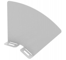Перегородка разд. 100мм пов. верт. внеш. 45град RAL 9016  CRP40-0-45-100-9016  IEK