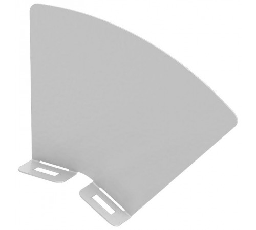 Перегородка разд. 100мм пов. верт. внеш. 45град RAL 9016  CRP40-0-45-100-9016  IEK