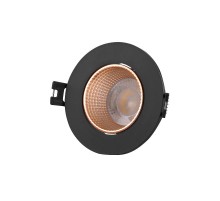 Светильник светодиодный встраиваемый DK3061-BBR , IP20, 10Вт, GU5.3, LED, черный/бронзовый, пластик  DK3061-BBR  DENKIRS