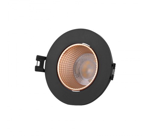 Светильник светодиодный встраиваемый DK3061-BBR , IP20, 10Вт, GU5.3, LED, черный/бронзовый, пластик  DK3061-BBR  DENKIRS