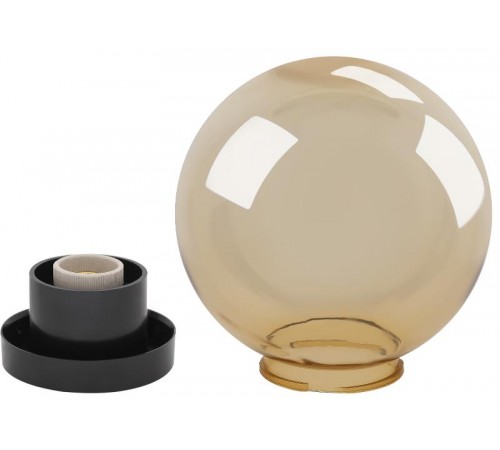 Светильник садово-парковый НТУ 01-60-203 без опоры, шар золотистый D=200 mm  Б0048056  ЭРА