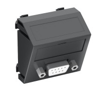 Мультимедийная рамка D-Sub9 Modul45 (черный) (MTS-DB9 S SWGR1)  6104649  OBO Bettermann