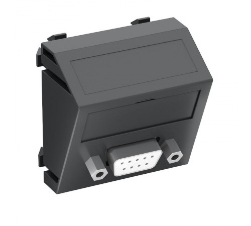 Мультимедийная рамка D-Sub9 Modul45 (черный) (MTS-DB9 S SWGR1)  6104649  OBO Bettermann