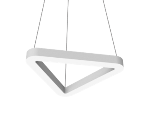 Светодиодный светильник Enso T 430х385х40 мм 18 Вт 4000 K подвесной RAL9003 белый матовый с рассеивателем опал  V1-R0-0T523-30000-2001840  VARTON