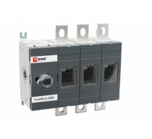 Рубильник 800A 3P без рукоятки управления TwinBlock  tb-s-800-3p  EKF