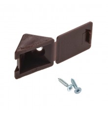 Мебельный уголок с шурупом - дуб (4 шт) - пакет   108985  Tech-KREP