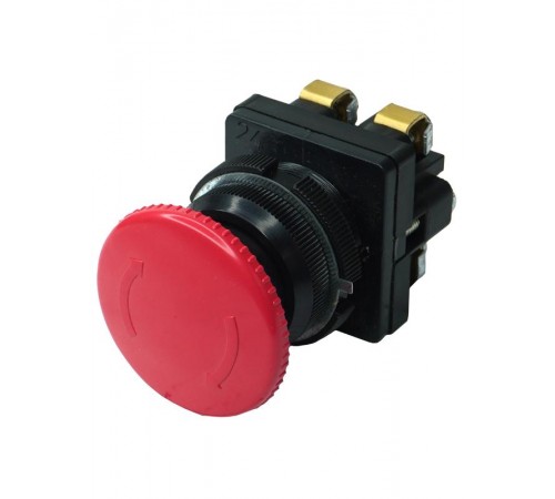 КЕ-131 У3 исп.3, красный, 2р, гриб с фиксацией, IP40, 10А, 660В, выключатель кнопочный (ЭТ)  ET529299  Электротехник