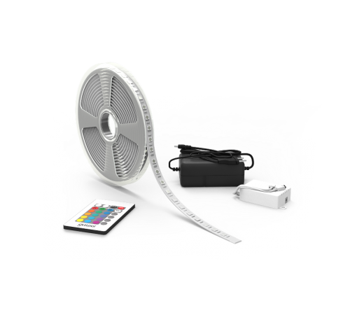 Лента светодиодная Basic в комплекте LED 5050/60 12V 12W/m 780lm/m RGB 10mm IP65 5m 1/50  BT072  Gauss