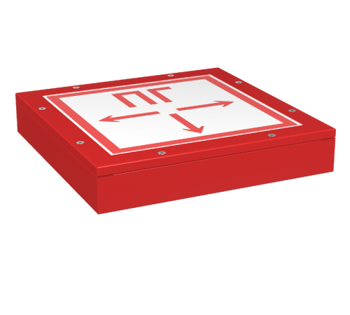 Световой указатель аварийного освещения светодиодный BS-COMPASS-10-S1-ELON 3,9Вт IP65централизованный накладной  a18794  Белый свет