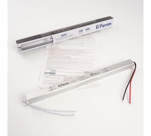 Трансформатор электронный для светодиодной ленты 36W 24V (драйвер), LB001  48012  FERON