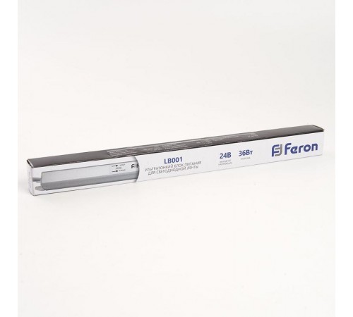 Трансформатор электронный для светодиодной ленты 36W 24V (драйвер), LB001  48012  FERON