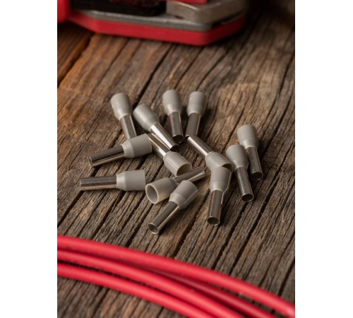 Наконечник штыревой втулочный изолированный НШвИ 4,0-9 (50шт.) EKF PROxima  nhvi-4.0-9  EKF