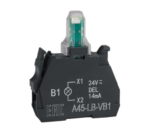 Световой блок OptiSignal D22 A45-LB-VB1 белый 24VACDC ZBVB1 332202 КЭАЗ