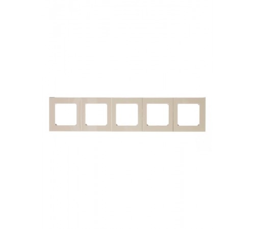 ABB Levit Слоновая кость / белый Рамка 5-ая  3901H-A05050 17W  2CHH015050A6017  ABB