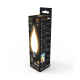Лампа светодиодная Filament Свеча на ветру 9W 590lm 3000К Е14 milky LED 1/10/50  104201109  Gauss