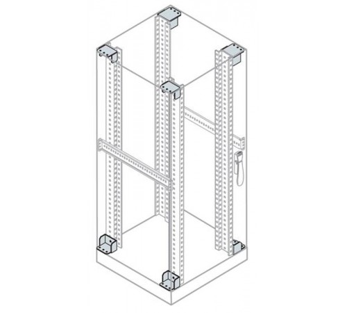 К-кт дер-лей 19дюйм рамы в IS2 c Ш=600,(4шт)  EB6000  ABB