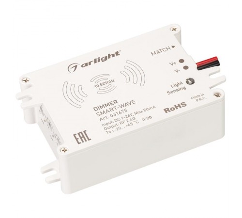 Диммер SMART-WAVE (9-24V, 2.4G) (arlight, IP20 Пластик, 5 лет)  031675  Arlight