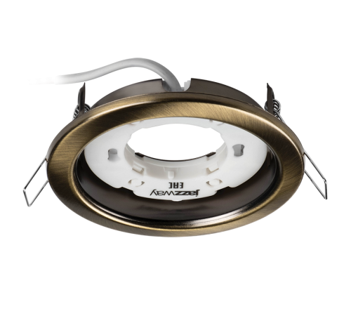 Светильник точечный встраиваемый под лампу ДВО PGX53 10639.28 15Вт GX53 IP20 бронза матовая  1016881  Jazzway