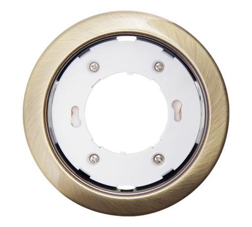 Светильник точечный встраиваемый под лампу ДВО PGX53 10639.28 15Вт GX53 IP20 бронза матовая  1016881  Jazzway