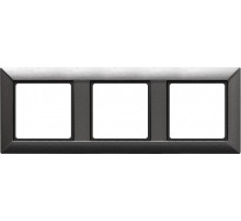 Рамка 3-поста; Eco Profi; термопласт; антрацит  EP483AN  Jung