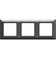 Рамка 3-поста; Eco Profi; термопласт; антрацит  EP483AN  Jung
