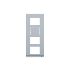 Станция вызова, видео, 1/4, без клавишных модулей, алюминий  2TMA200160A0005  ABB