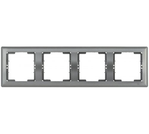 РГ-4-БА Рамка 4 мест. гориз. BOLERO антрацит  EMB40-K95  IEK