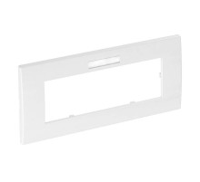 Рамка тройная Modul45 (с полем д/маркировки.,горизонт.,84x185 мм,белый) (AR45-BF3 RW)  6119382  OBO Bettermann