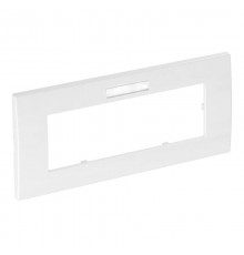Рамка тройная Modul45 (с полем д/маркировки.,горизонт.,84x185 мм,белый) (AR45-BF3 RW)  6119382  OBO Bettermann