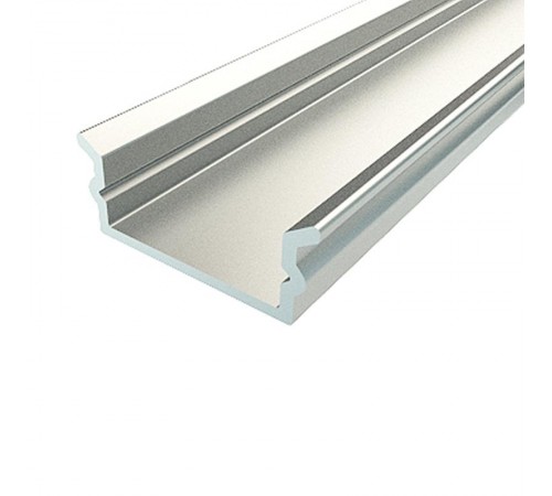 Профиль алюминиевый для светодиодной ленты накладной  1606-2, 2 метра  146-249  REXANT