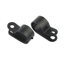 Кабельная скоба под винт 16 мм, черная, упаковка 50 шт.  07-4416-1  REXANT