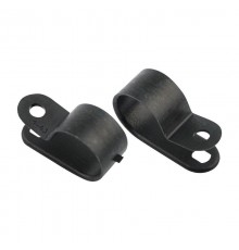 Кабельная скоба под винт 16 мм, черная, упаковка 50 шт.  07-4416-1  REXANT