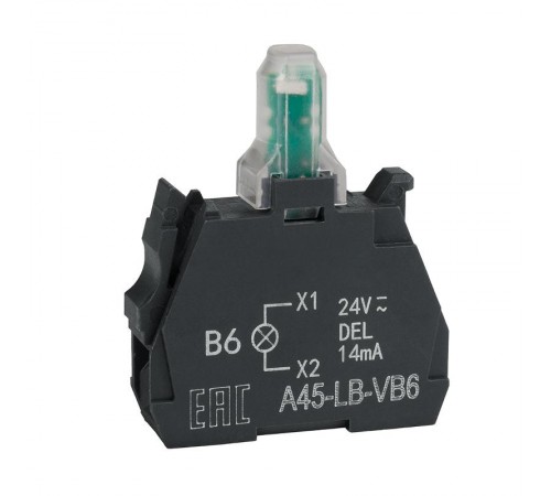 Световой блок OptiSignal D22 A45-LB-VB6 синий 24VACDC ZBVB6 332205 КЭАЗ