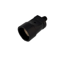 Розетка разборная без з/к 10А черная  11-8540  REXANT