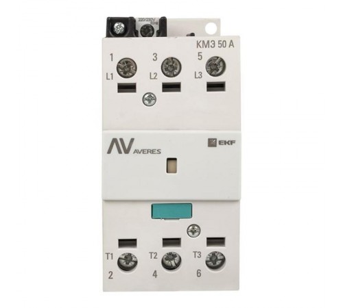 Контактор КМЭ 50А 400В АС EKF AVERES  ctr-s-50-00-400-av  EKF