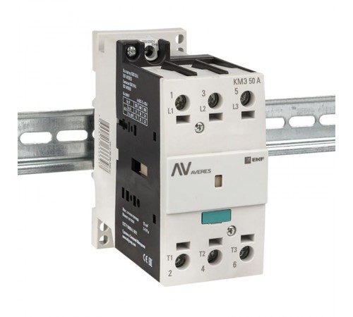 Контактор КМЭ 50А 400В АС EKF AVERES  ctr-s-50-00-400-av  EKF