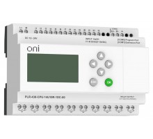 ПЛК 430 Модуль ЦПУ 8 DI 6 UI 10 RO 24В DC с экраном  PLR-430-CPU-14U10R-1DC-00  ONI