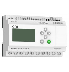 ПЛК 430 Модуль ЦПУ 8 DI 6 UI 10 RO 24В DC с экраном  PLR-430-CPU-14U10R-1DC-00  ONI