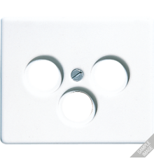 Крышка для телевизионной и спутниковой розетки; черная  SL561SATSW  Jung