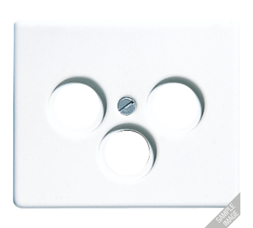 Крышка для телевизионной и спутниковой розетки; черная  SL561SATSW  Jung