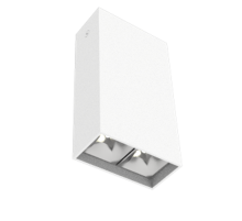 Светодиодный светильник DL-Box Reflect Multi 1x2 накладной 8 Вт 4000 K 80х40х150 мм RAL9003 белый муар  V1-R0-00251-20L20-2000840  VARTON
